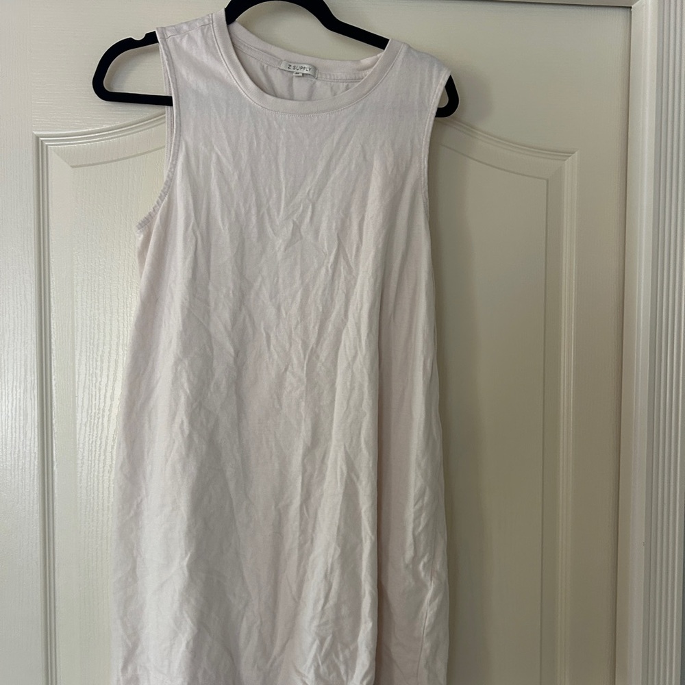 Z Supply Classic White Mini Dress